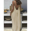 Sleeveless Loose Sleepwear Maxi Dress
