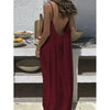 Sleeveless Loose Sleepwear Maxi Dress