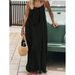 Sleeveless Loose Sleepwear Maxi Dress