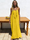 Sleeveless Loose Sleepwear Maxi Dress