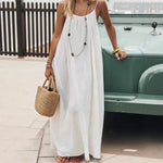 Sleeveless Loose Sleepwear Maxi Dress