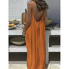 Sleeveless Loose Sleepwear Maxi Dress