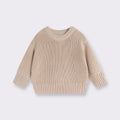 0-7T Winter Baby Sweater Toddler Kid Baby Boy Girl Clothes Long Sleeve Basic Top Knit Pullover Knitwear Plain Infant Sweater