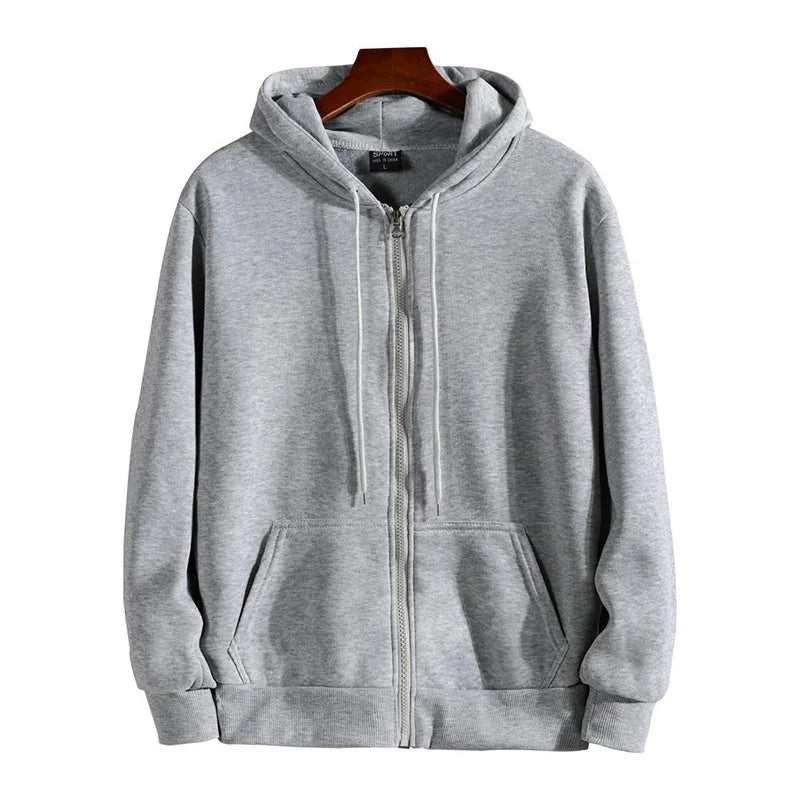Men's Zip-Up Hoodie | Casual Streetwear Sweatshirt
