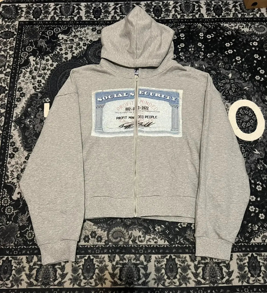Men's Y2K Graphic Hoodie | Dollar Print Streetwear Sweatshirt
