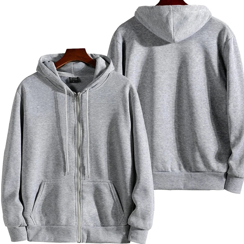 Men's Zip-Up Hoodie | Casual Streetwear Sweatshirt